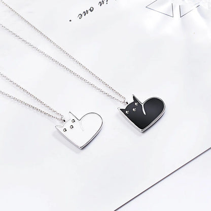 Luna’s Grace — Sterling Cat Pendant