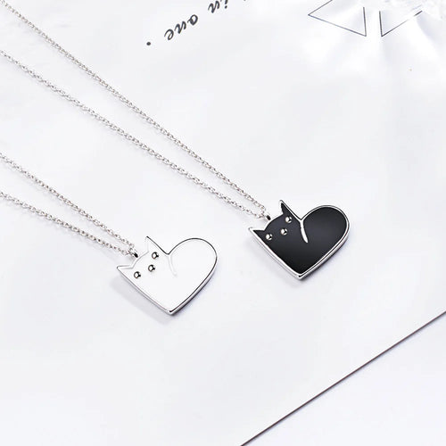 Luna’s Grace — Sterling Cat Pendant