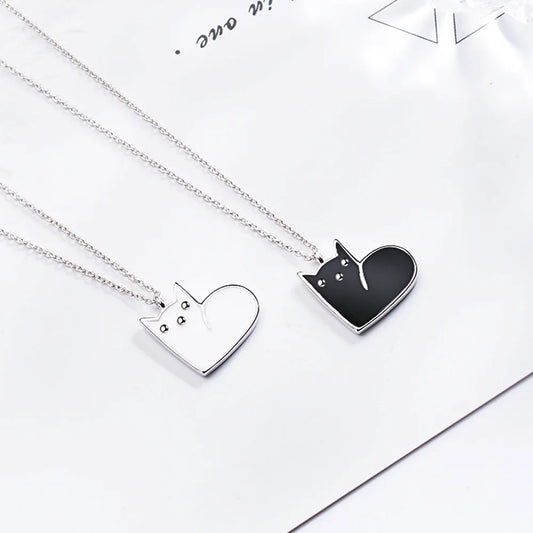 Luna’s Grace — Sterling Cat Pendant