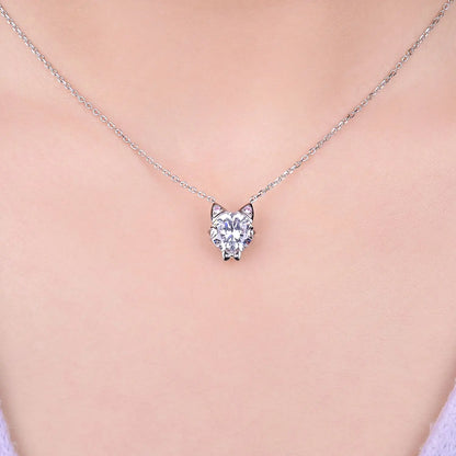 Amour Félin — Cat Gem Pendant