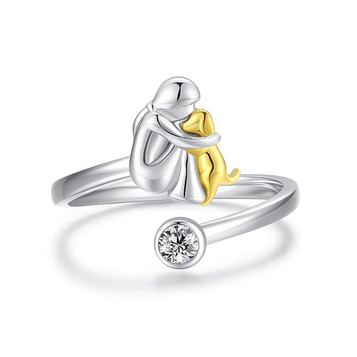 Faithful Friend Wrap Ring