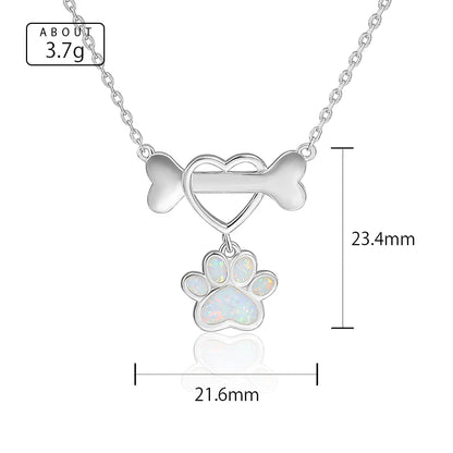 Quiet Flame Opal Pendante Birthday