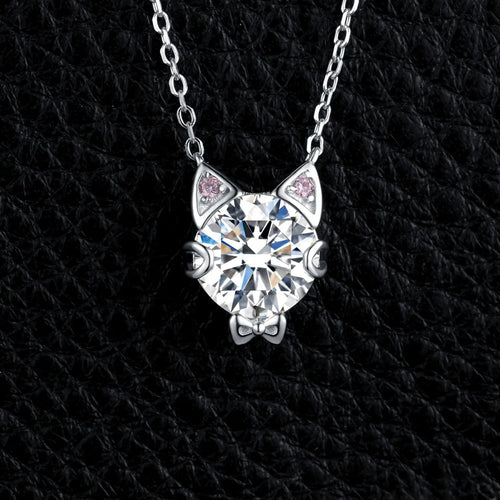 Amour Félin — Cat Gem Pendant