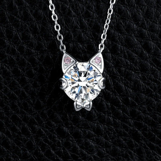 Amour Félin — Cat Gem Pendant