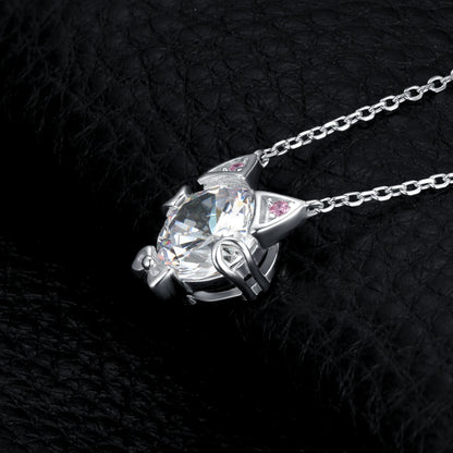 Amour Félin — Cat Gem Pendant
